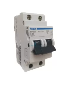 Hager my232 automatischer thermischer Magnetschalter 2 Pole 32a 4,5ka 2 DIN-Module